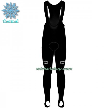 Fietsbroek Lang met Bretels 2022 Lotto-Soudal Winter Thermal Fleece